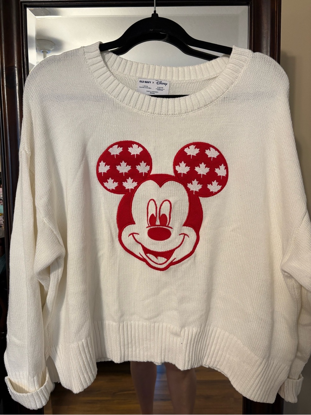 Old Navy Disney Canada cropped sweater